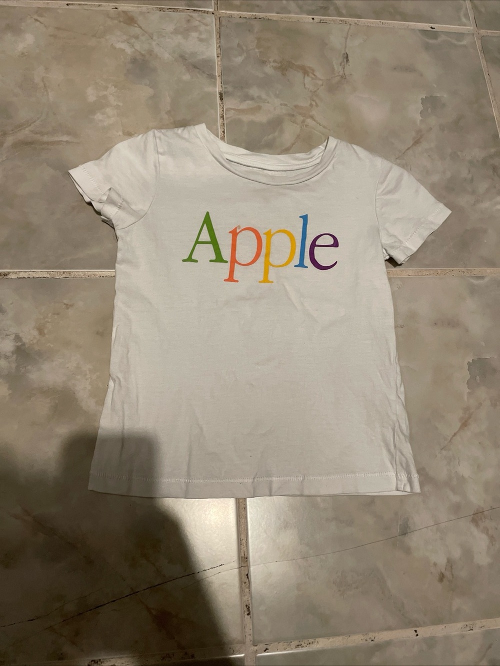 Vintage Y2K Apple Computers Baby Toddler T-Shirt SZ 2T (RARE)
